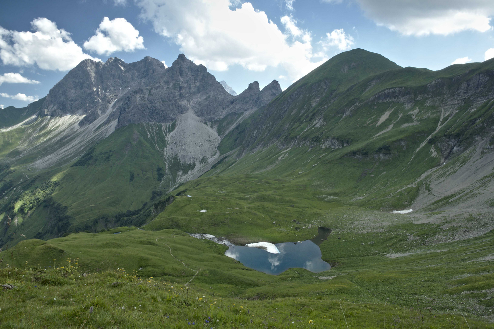 Eissee in 2018 vor Greta