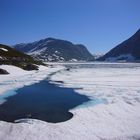 Eissee zwischen Geiranger und Dalsnibba