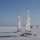 Eissegler auf dem Steinhuder Meer