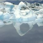 Eisskulptur am Jökulsarlon