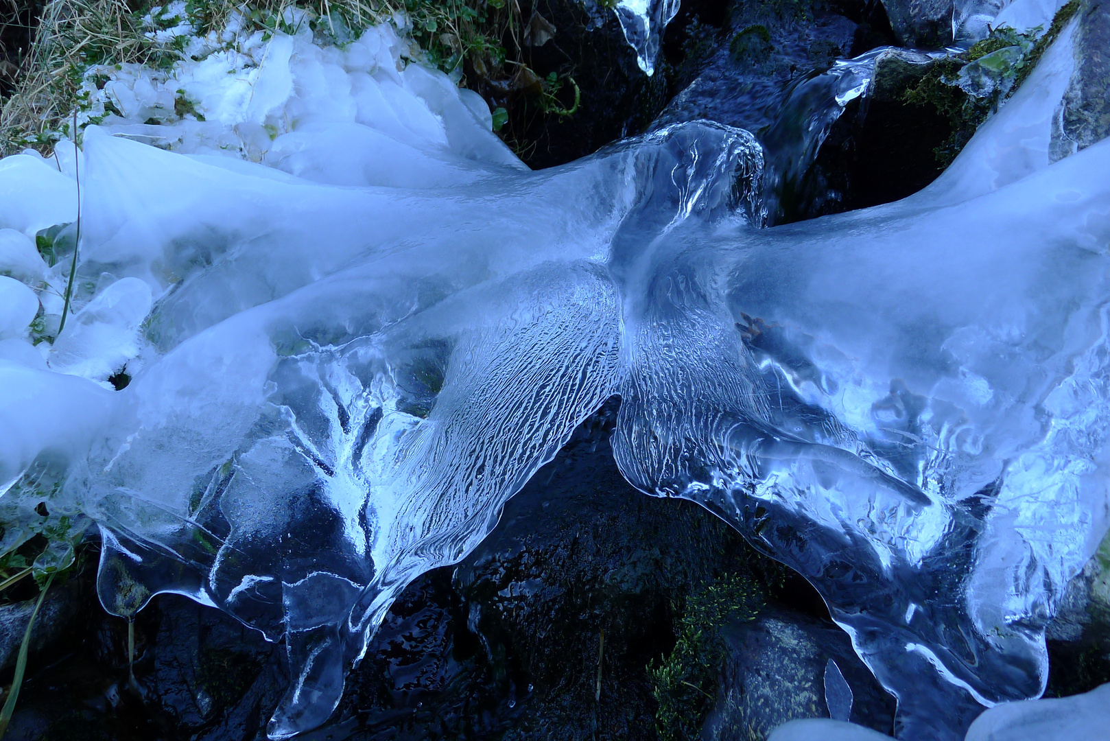 Eisskulptur im Flüelatal