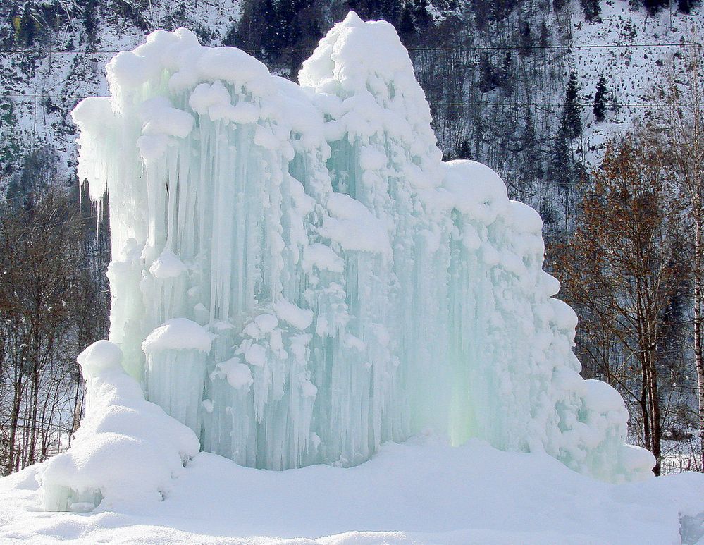 Eisskulptur im Stubachtal ( Salzburgland )