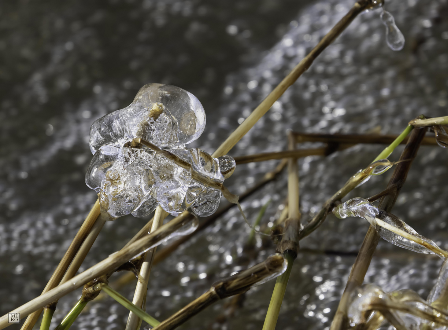 Eisskulptur - Kunstwerk der Natur