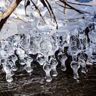 Eisskulpturen am Klingbach