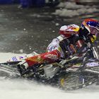 Eisspeedway Assen : 3. Finallauf zur FIM Solo Weltmeisterschaft Franky Zorn ( AUT )