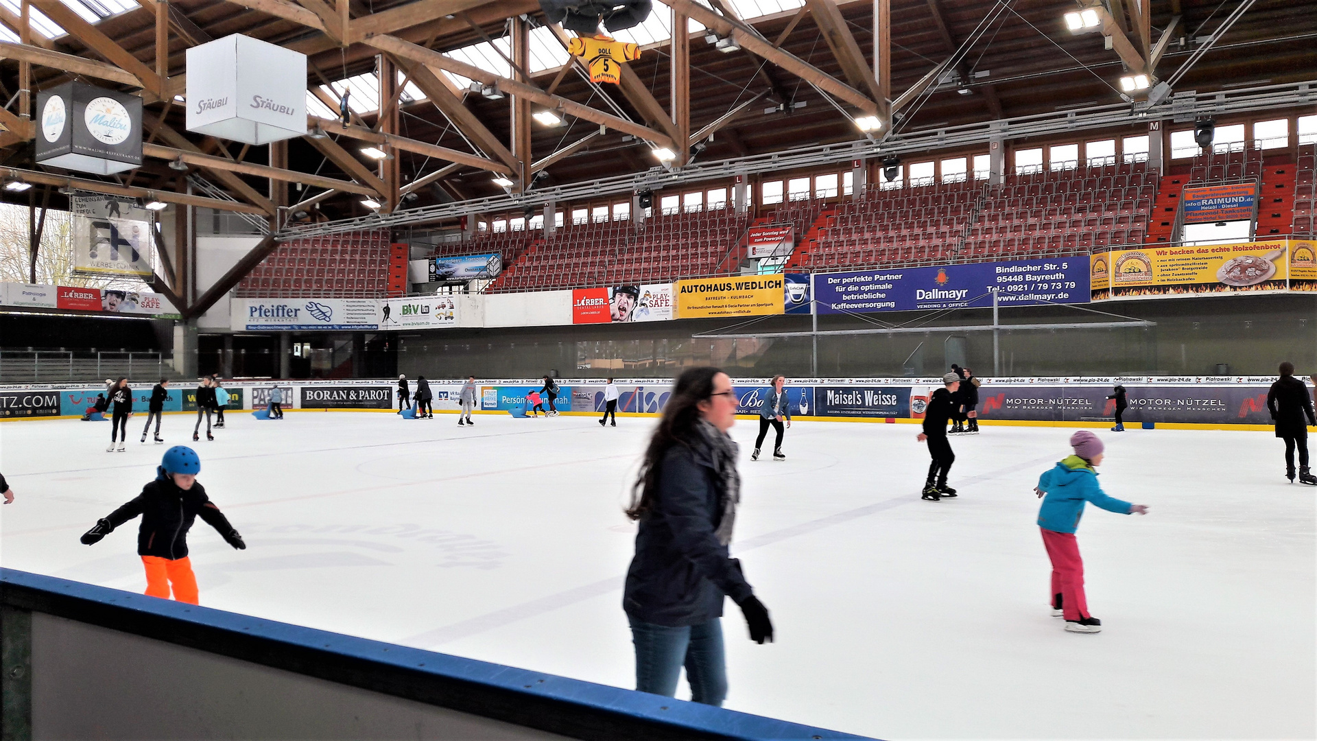 Eisstadion Bayreuth :Übung macht den Meister