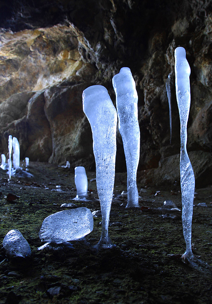 Eisstalagmite