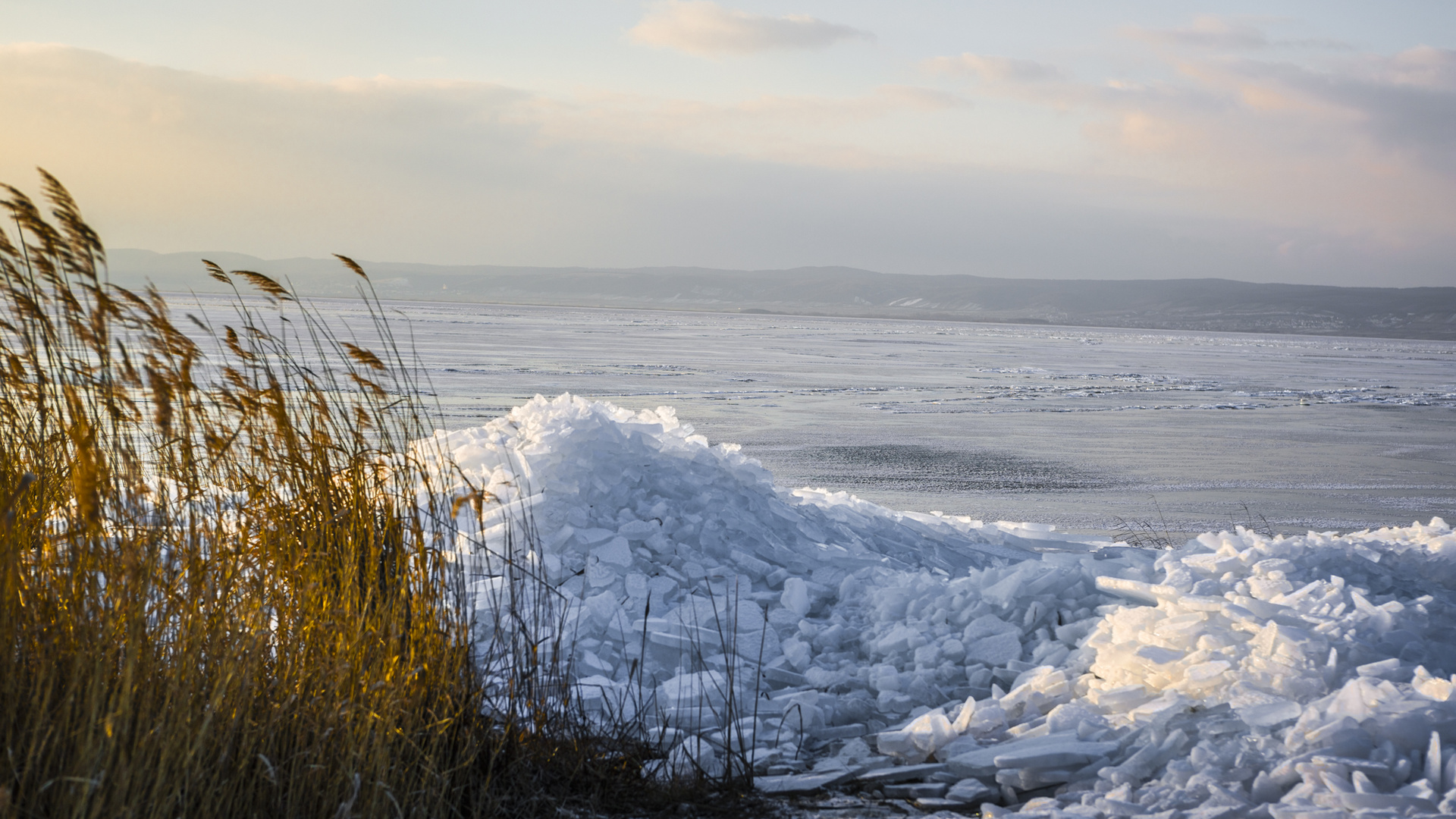 Eisstoss am Neusiedlersee