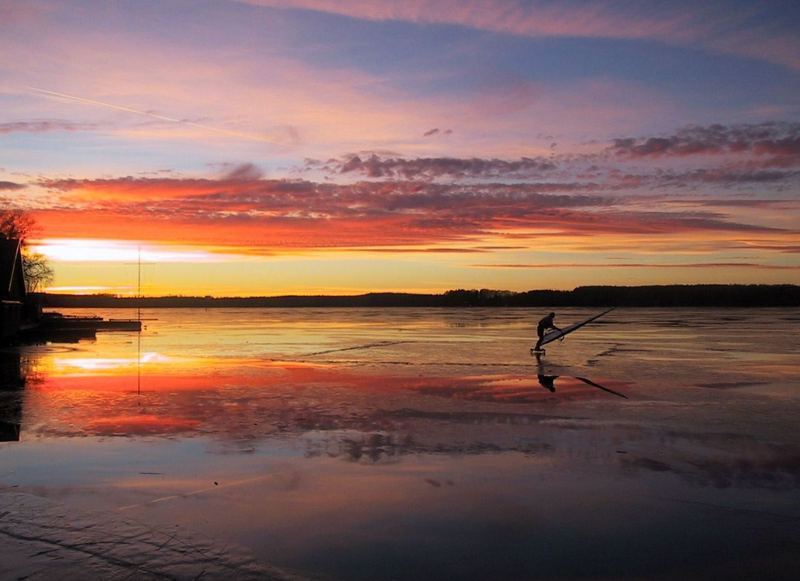 Eissurfer@Wörthsee