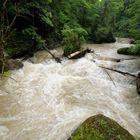 Eistobel bei Hochwasser