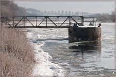 Eistreiben auf der Weser