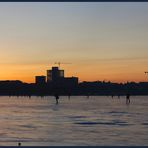 Eisvergnügen auf der Alster