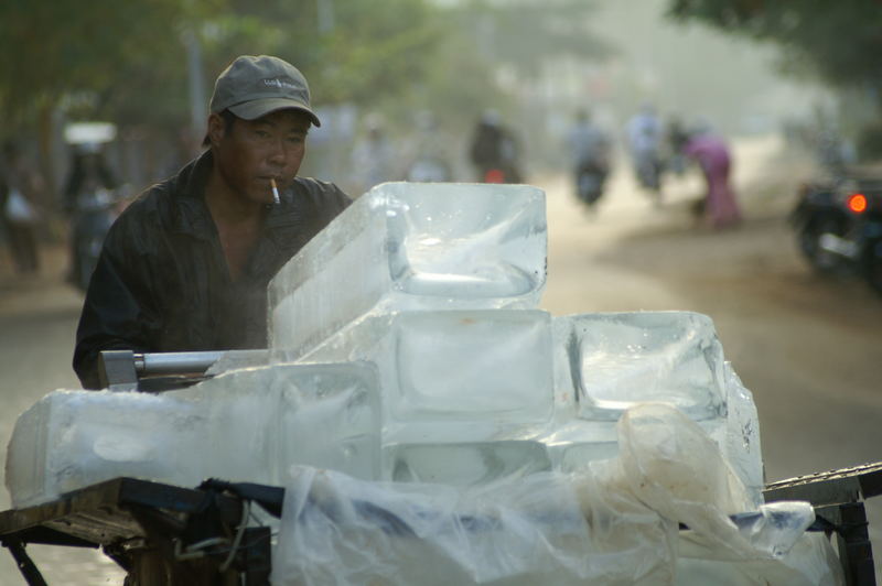 Eisverkäufer in Vietnam