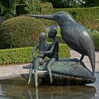 Eisvogel - Brunnenskulptur