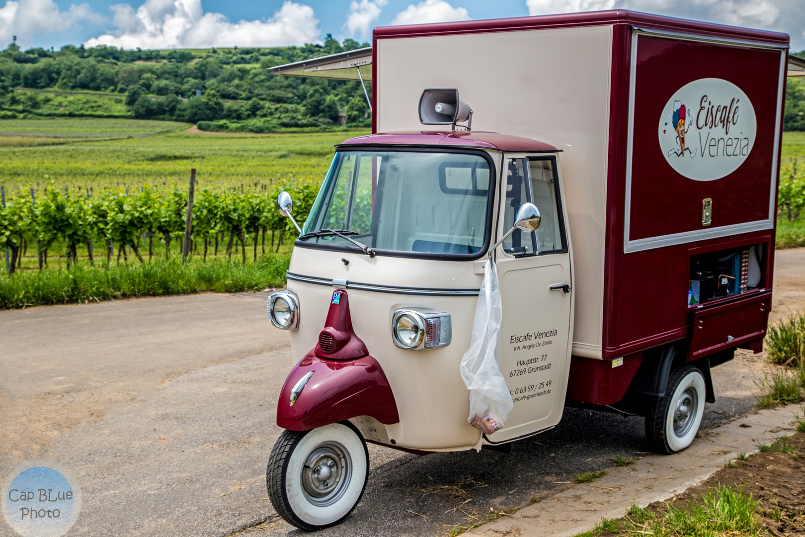 Eiswagen auf dem Weinwanderweg Grünstadt-Sausenheim