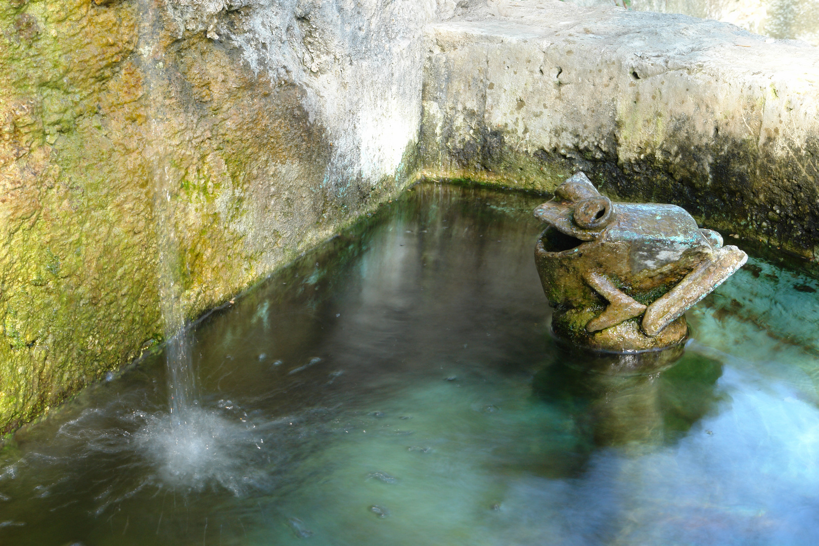 Eiswasser im Sommer