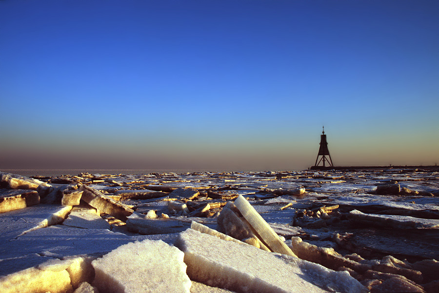 Eiswinter an der Nordsee