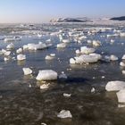 Eiswinter an der Ostsee-Insel Rügen Mönchgut