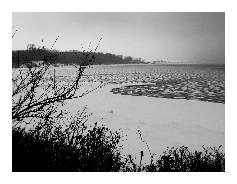 Eiswinter an der Ostseeküste