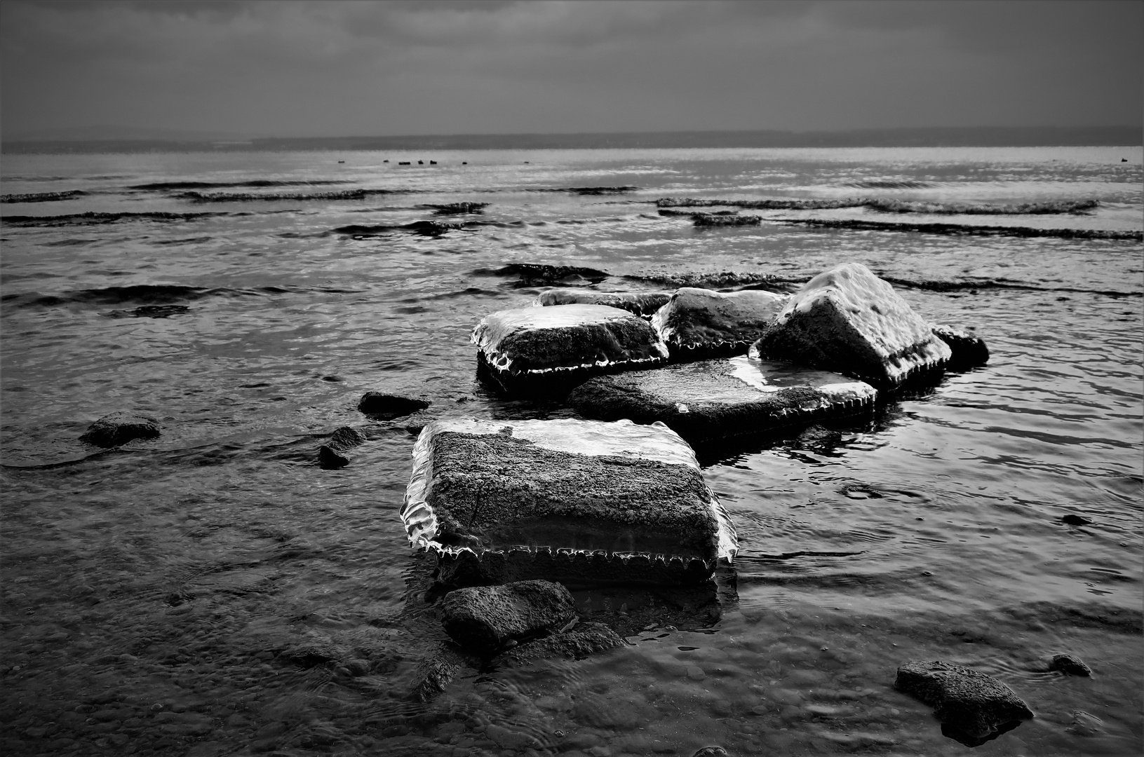 Eiswürfel.