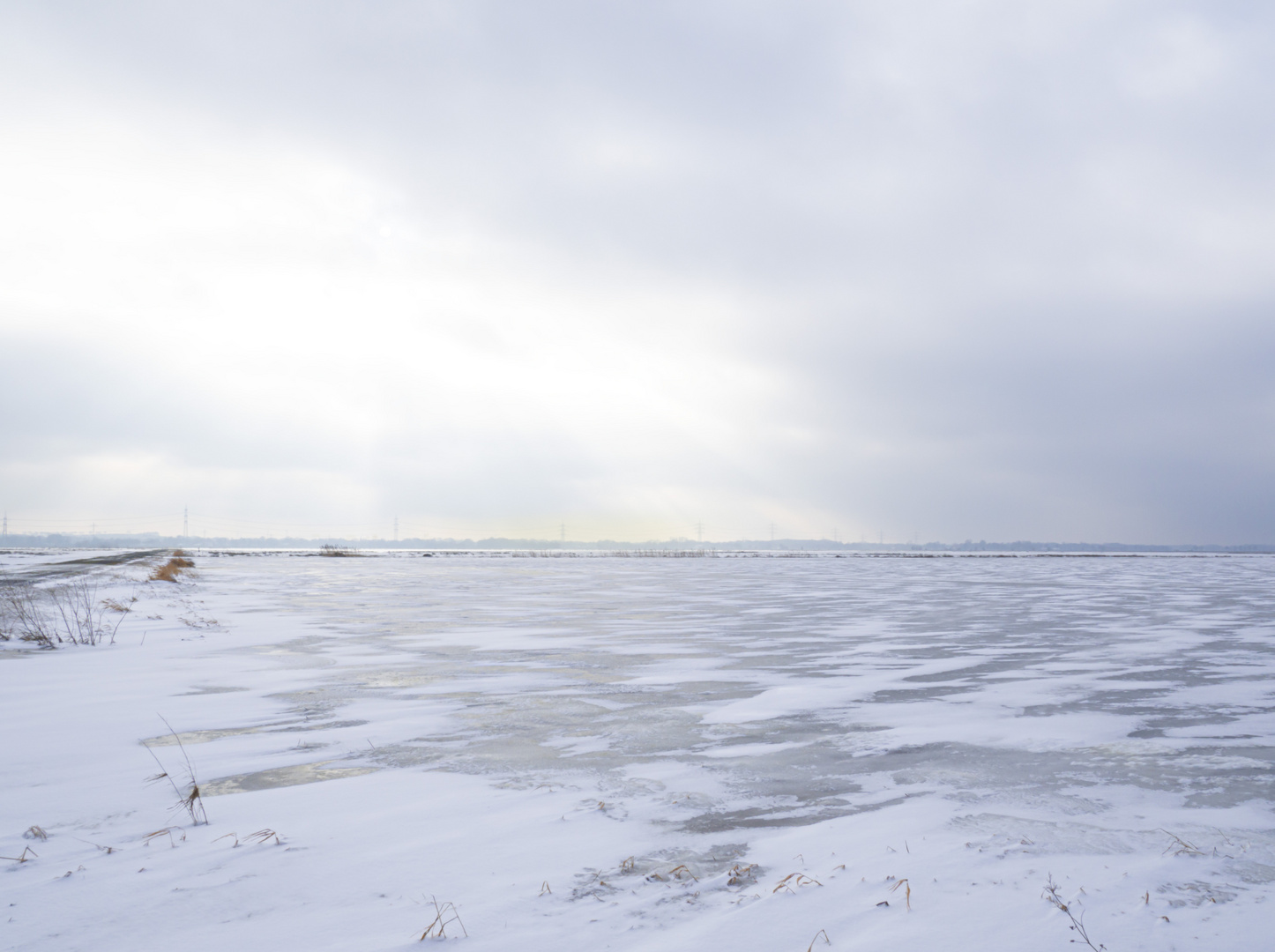 eiswüste dümmer see