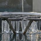 Eiszäpfchen am Brunnen