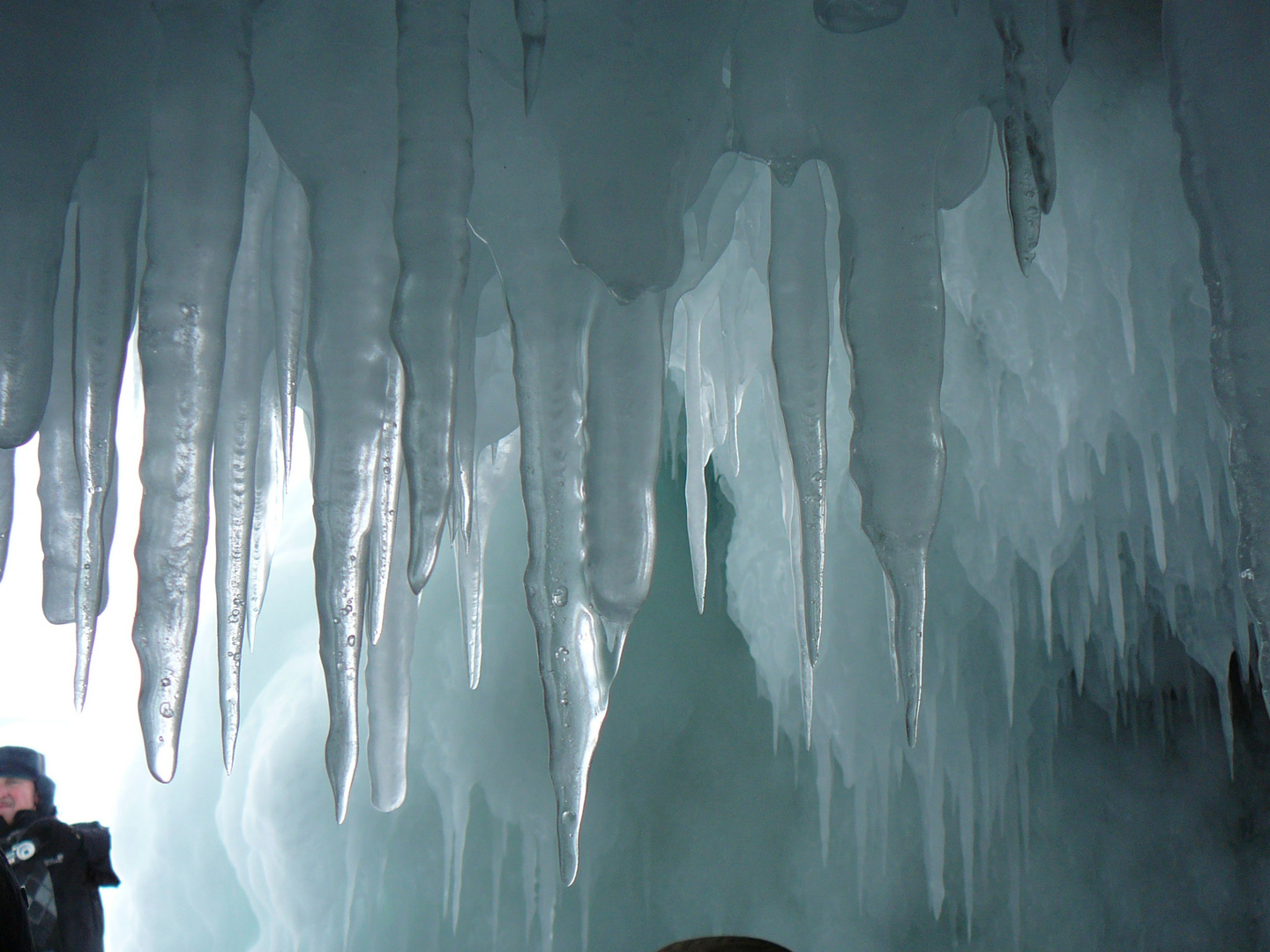 Eiszapfen am Baikal