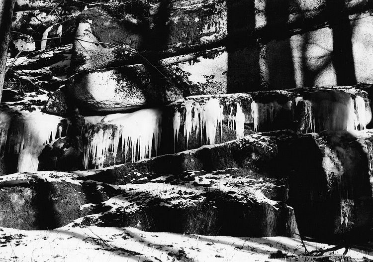 Eiszapfen am Großen Waldstein