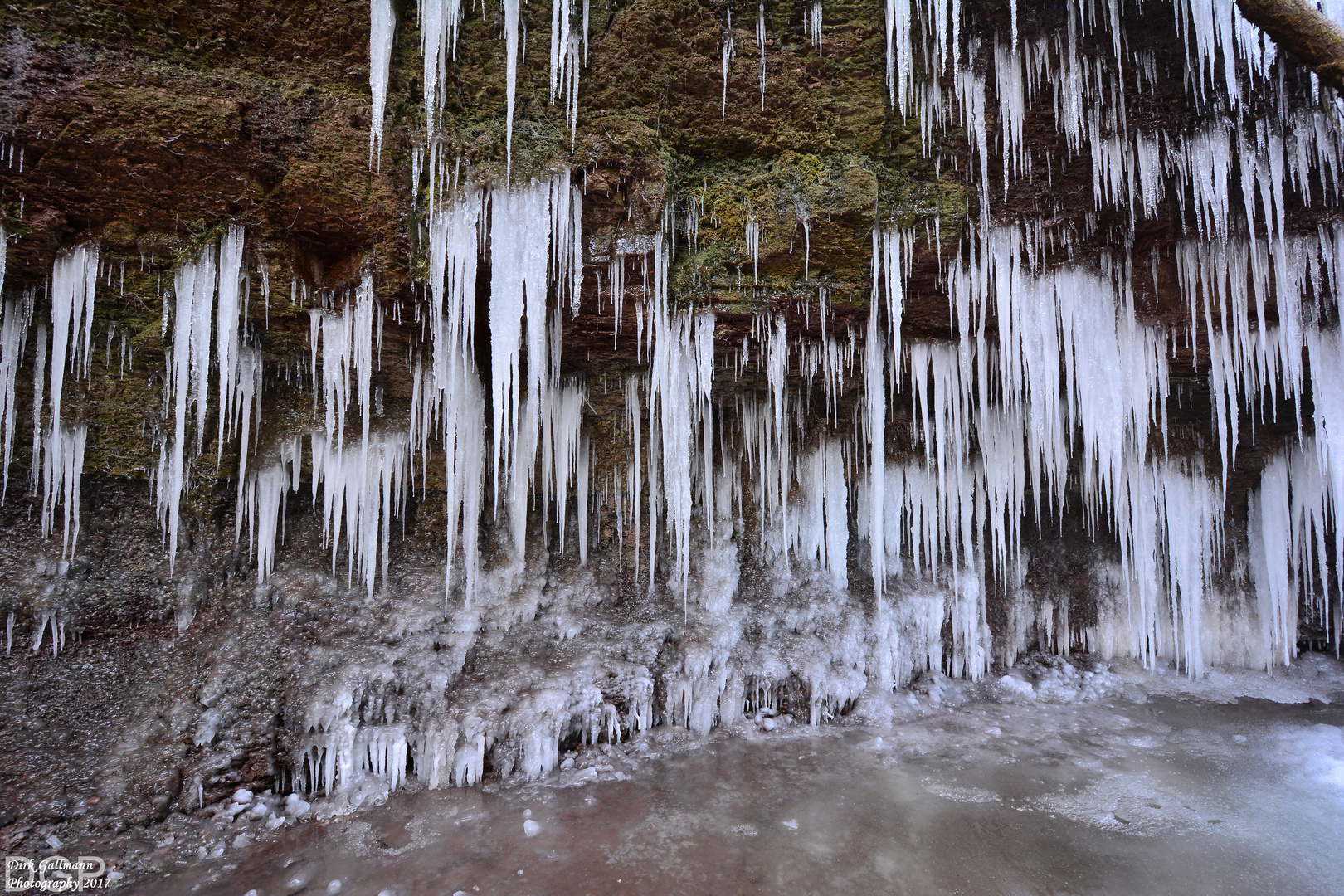 Eiszapfen am Hörschbachwasserfall - Murrhardt