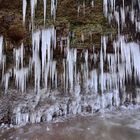 Eiszapfen am Hörschbachwasserfall - Murrhardt