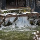 Eiszapfen an der alten Spinnerei