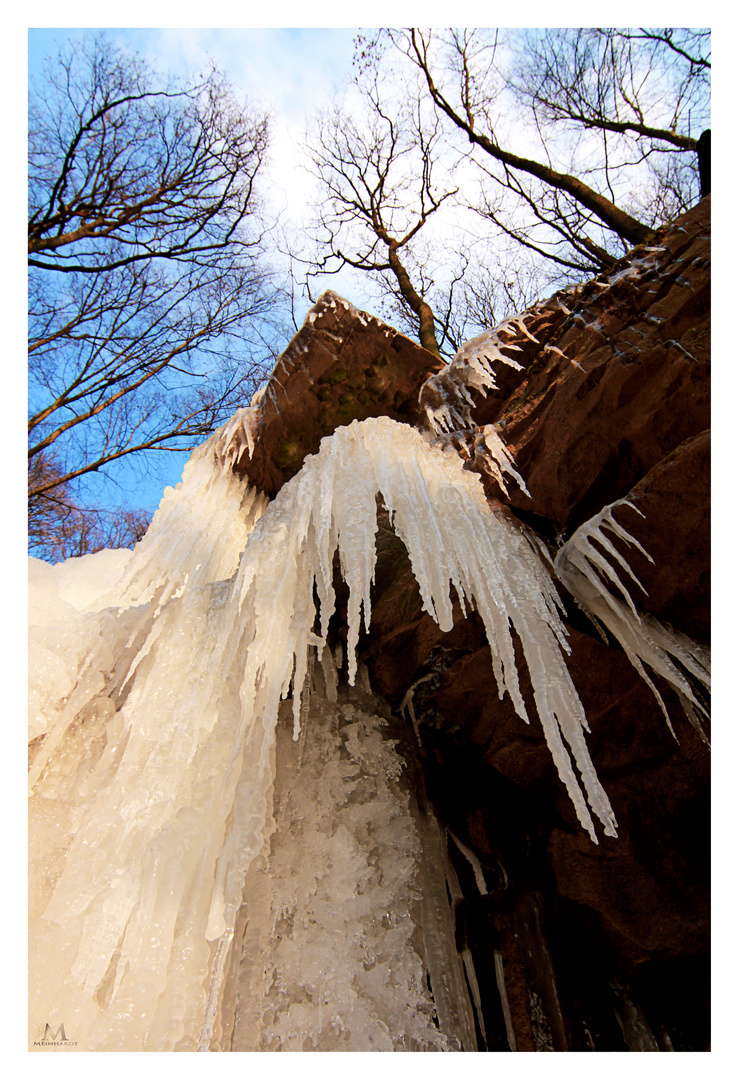 Eiszapfen an der Margarethenschlucht