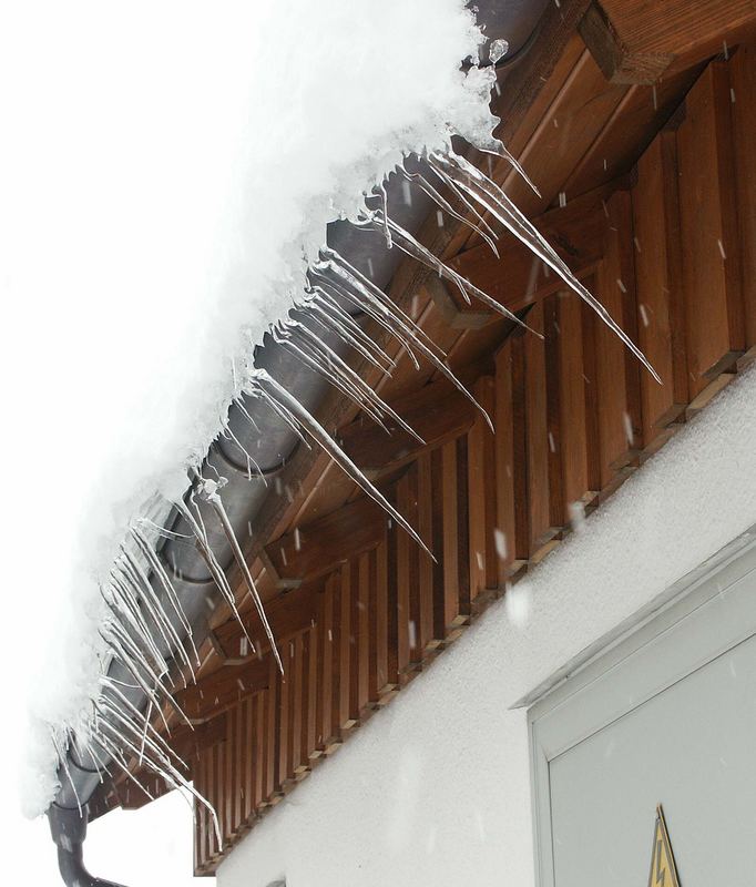 Eiszapfen auf Abwegen