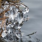 Eiszapfen gespiegelt