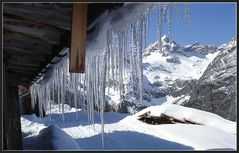 Eiszapfen im Lechtal