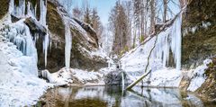 Eiszapfen im Tobel