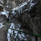 Eiszapfen in der Breitachklamm