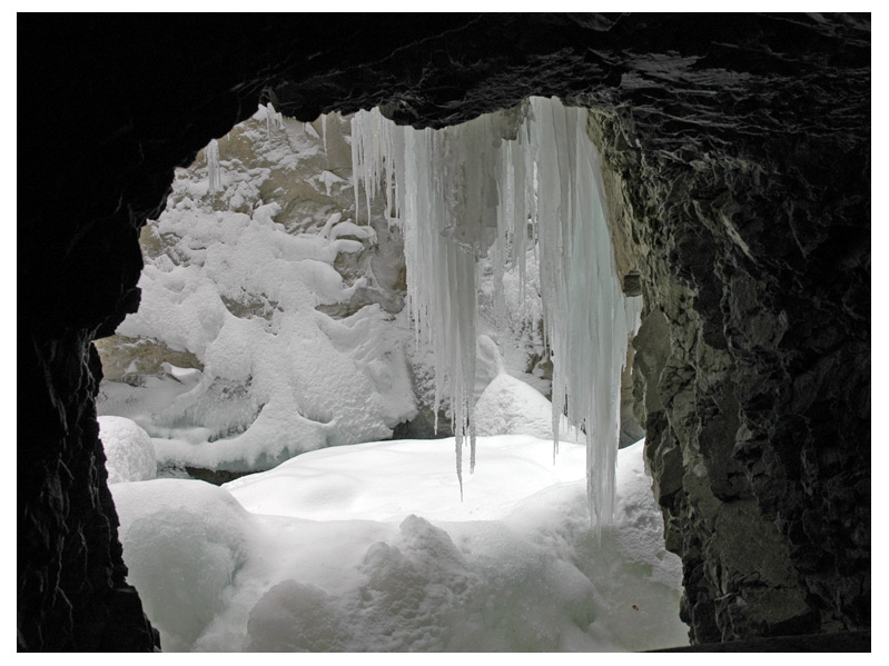 Eiszapfen in der Partnachklamm