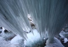 Eiszapfen in der Partnachklamm