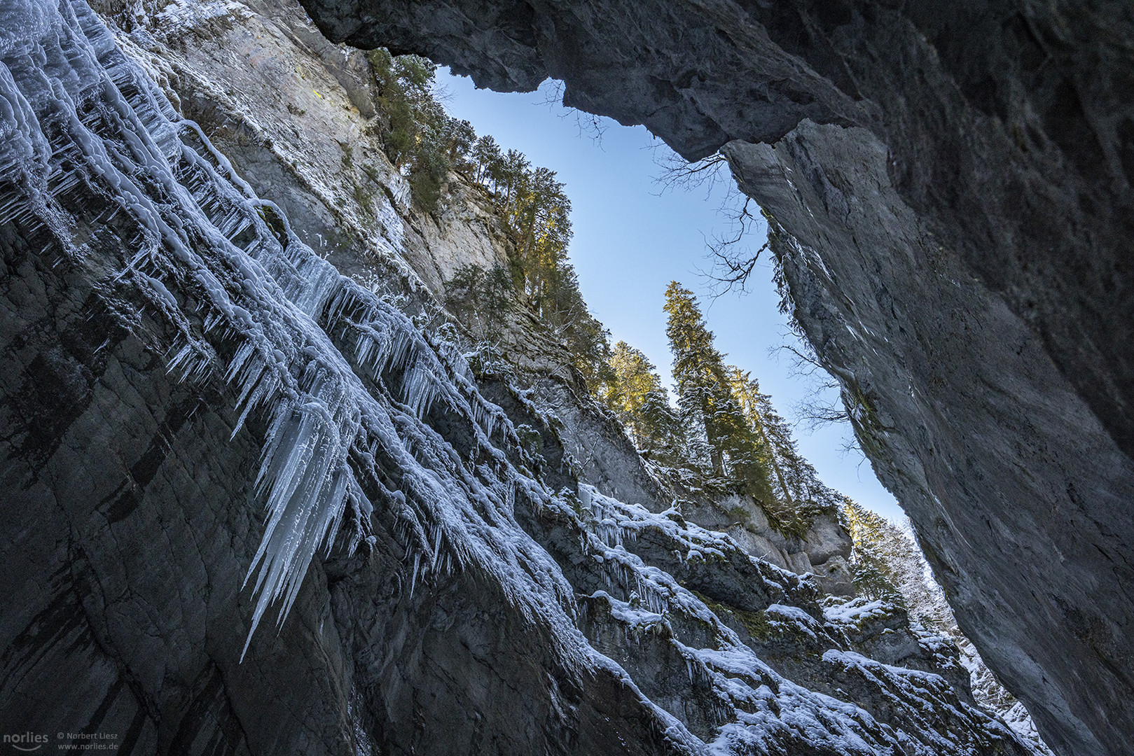 Eiszapfen Klamm