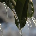 Eiszapfen mit eingebauten LED