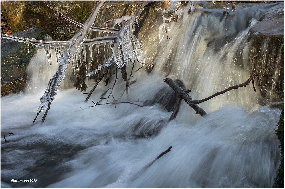 eiszeit am bach......