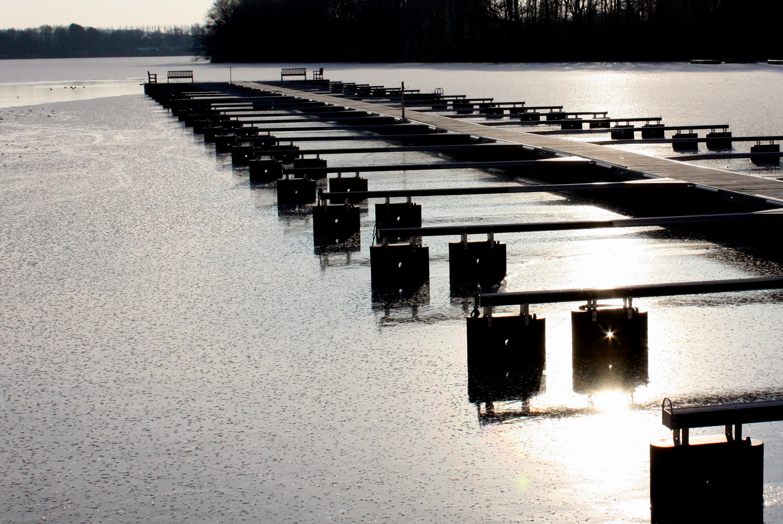 Eiszeit am Halterner Stausee