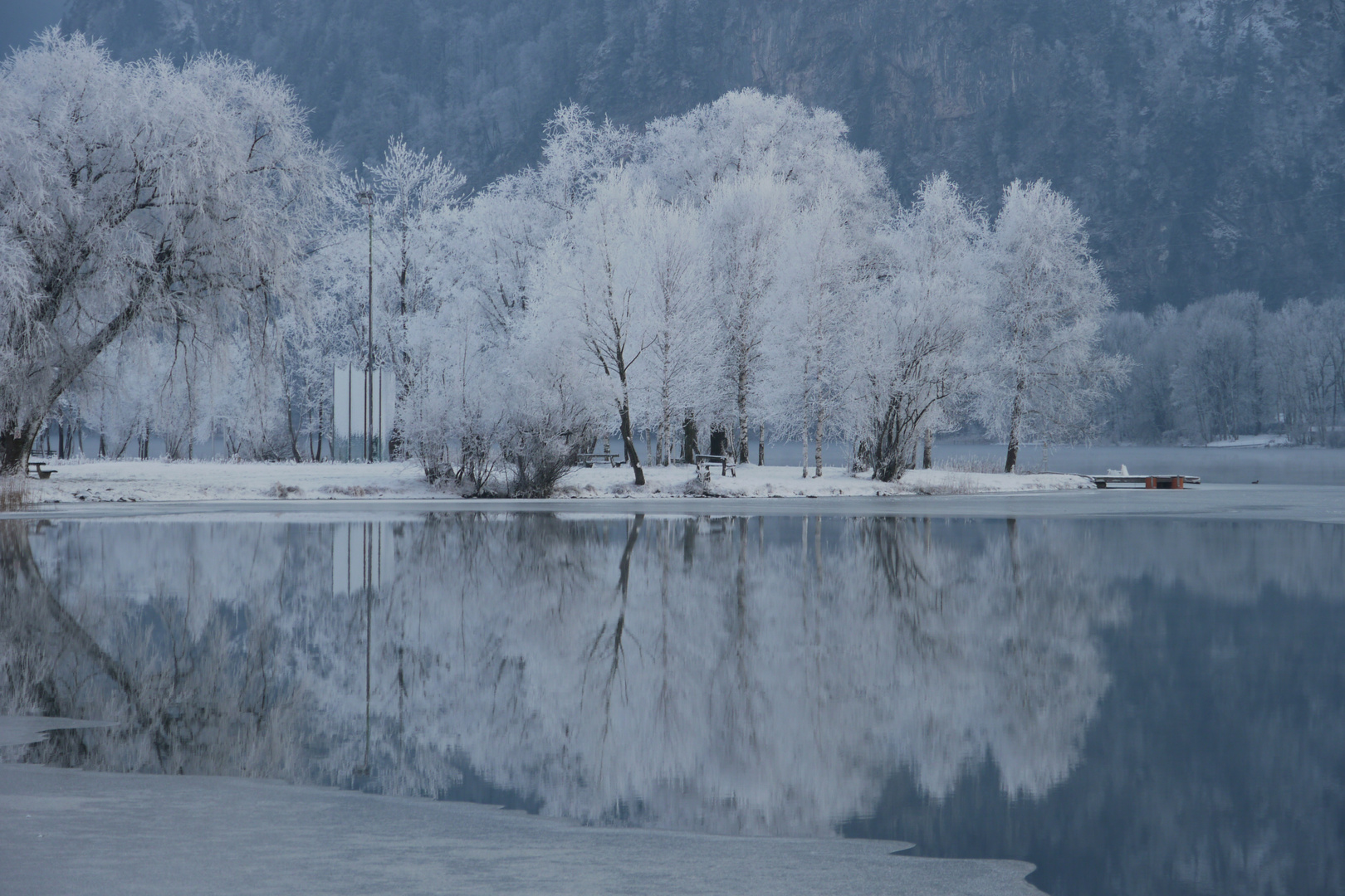 Eiszeit am Kochelsee / Bayern