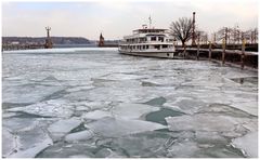 Eiszeit am Konstanzer Hafen II