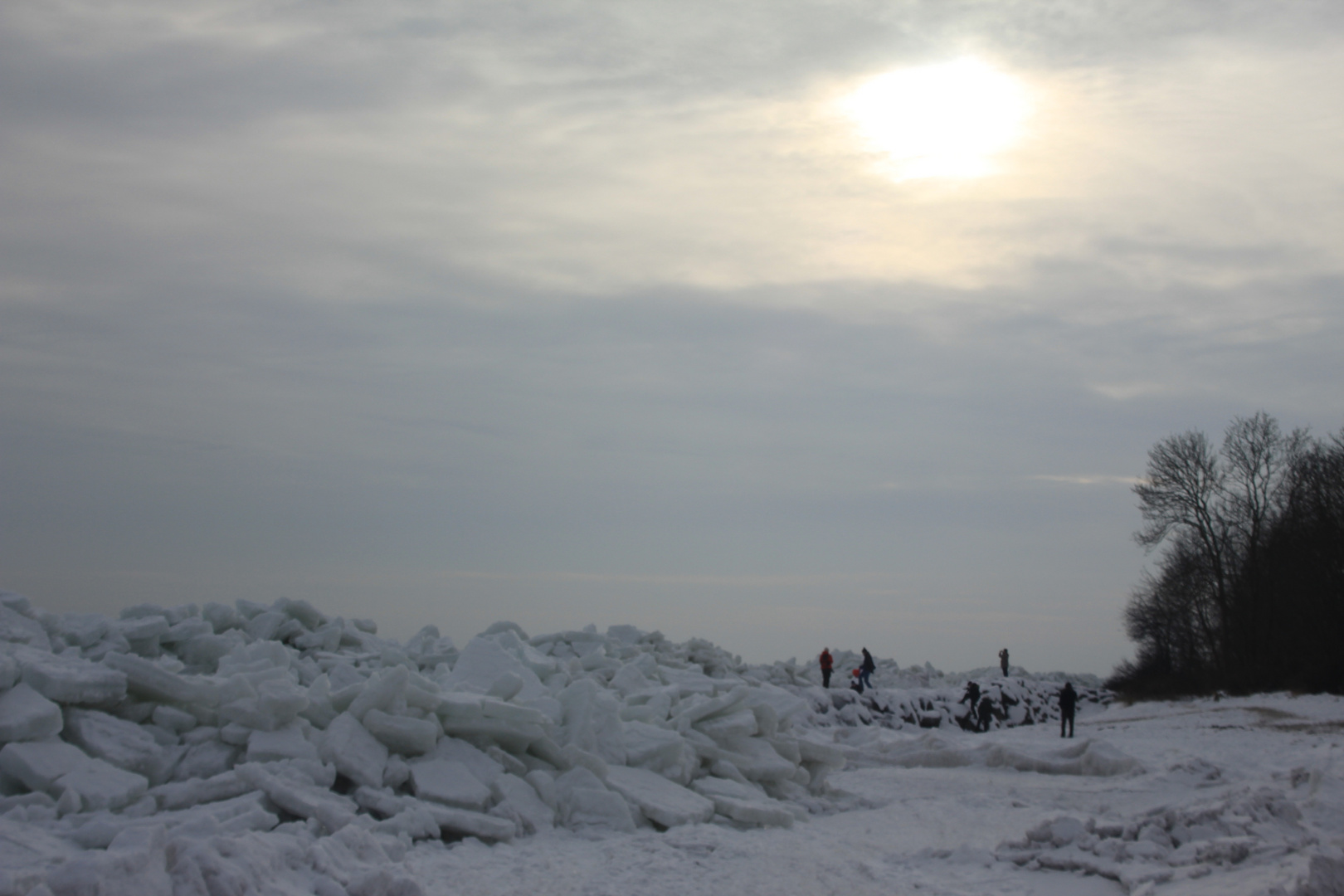 Eiszeit am Südperd, Thiessow, Rügen