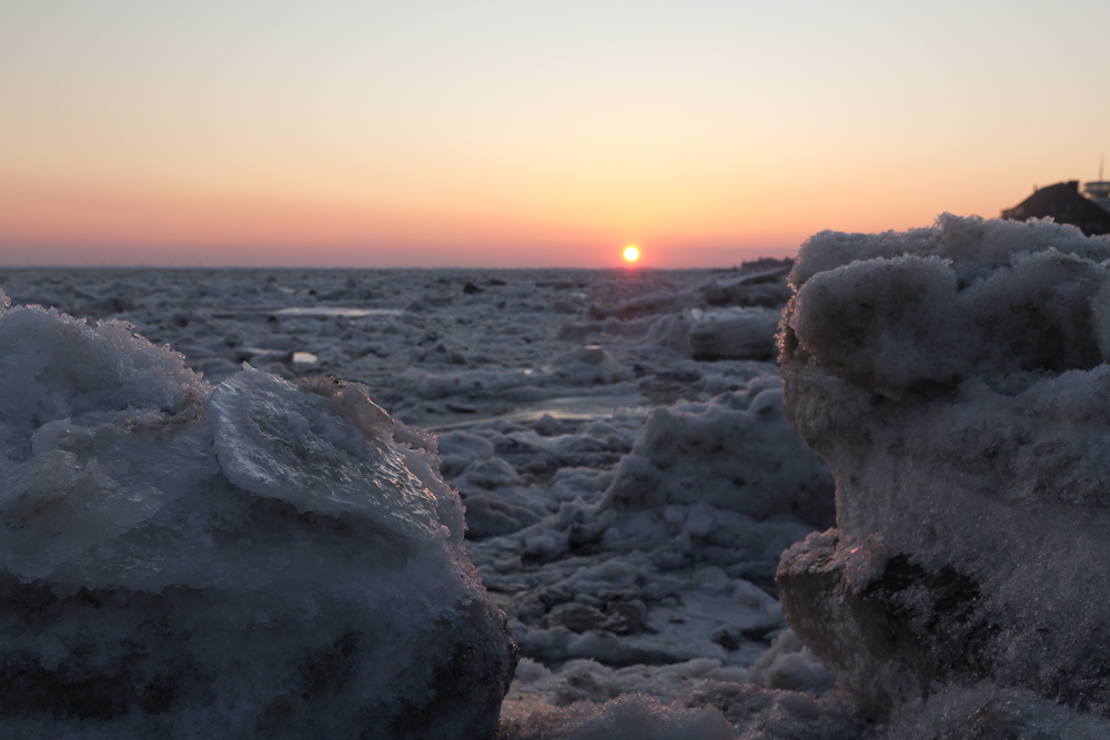 Eiszeit am Südstrand