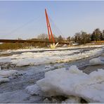 Eiszeit am Wasserfall