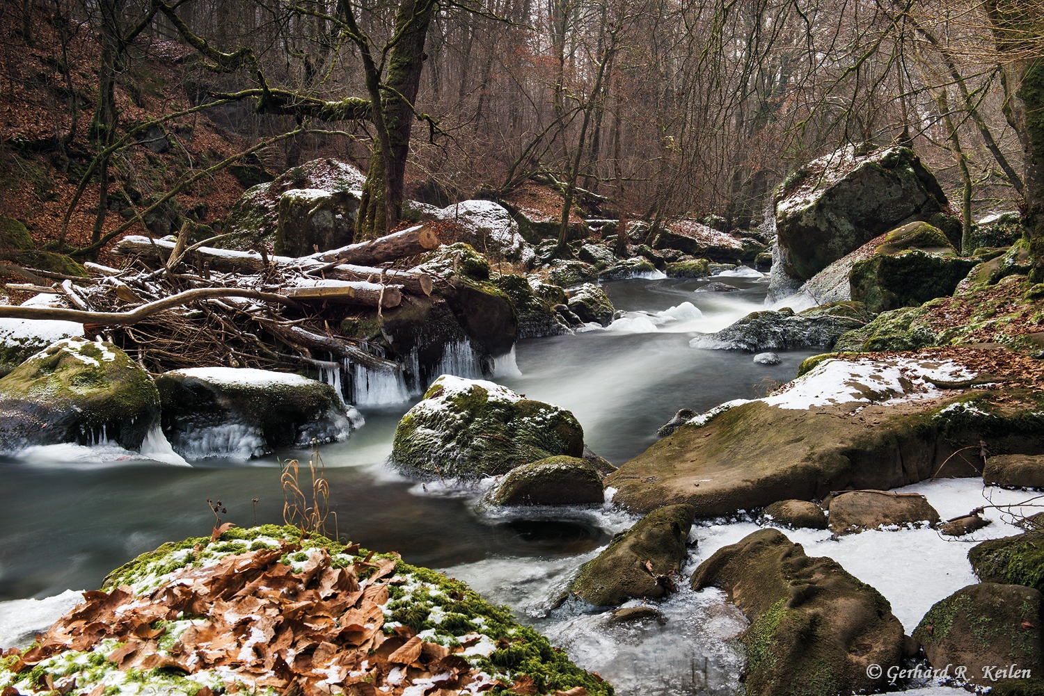 Eiszeit an den Irreler Wasserfällen