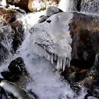 Eiszeit an den Myrafällen